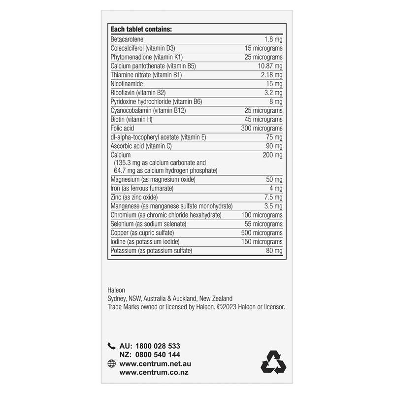 Load image into Gallery viewer, Centrum Advance 50+ 150 Tablets Exclusive Size
