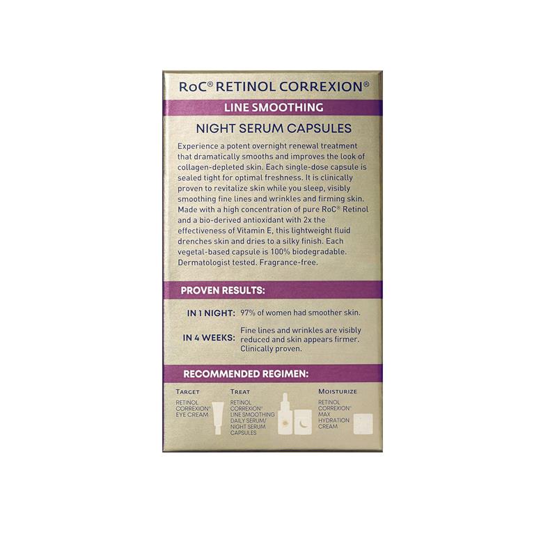 Load image into Gallery viewer, RoC Retinol Correxion Line Smoothing Night Serum 30 Capsules
