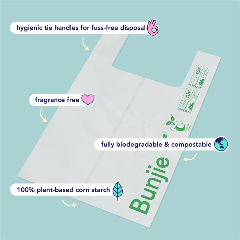 Load image into Gallery viewer, Bunjie Nappy Bags 50 Pack
