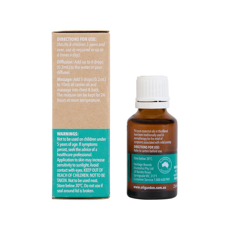 Load image into Gallery viewer, Oil Garden Natural Remedies Anxiety Oil 25ml
