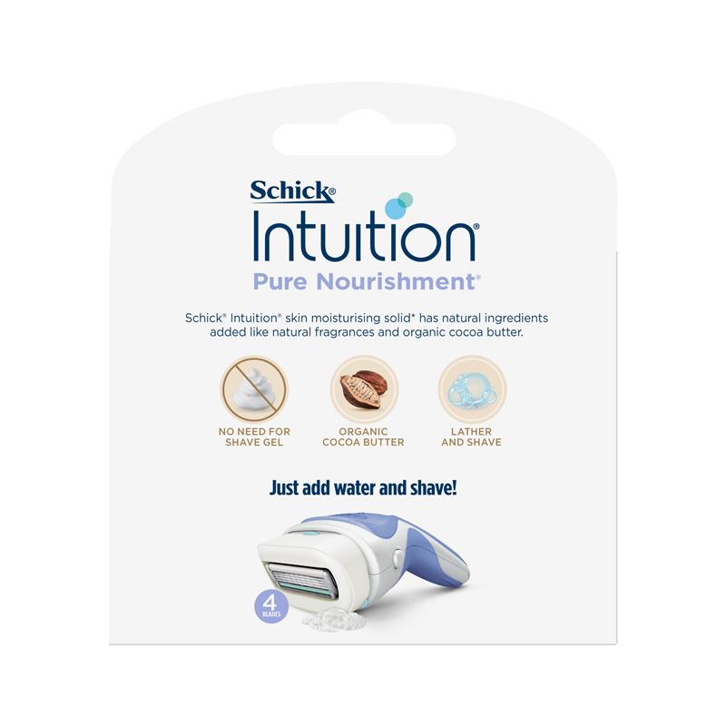 Load image into Gallery viewer, Schick Intuition Pure Nourishment Blades 3 Pack
