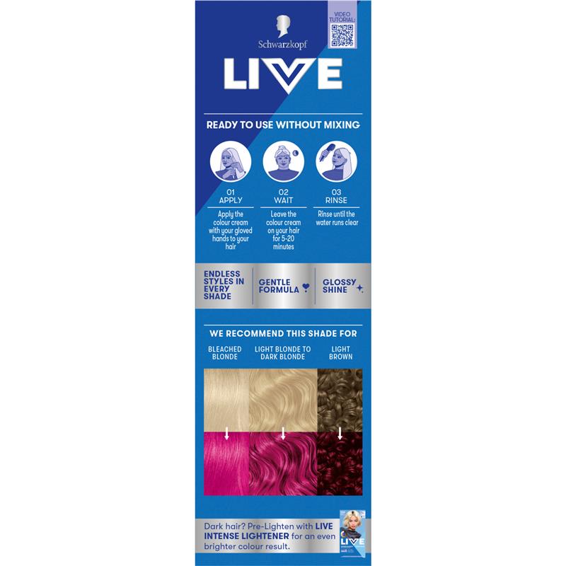Load image into Gallery viewer, Schwarzkopf LIVE Colour Shocking Pink Semi Permanent 75ml
