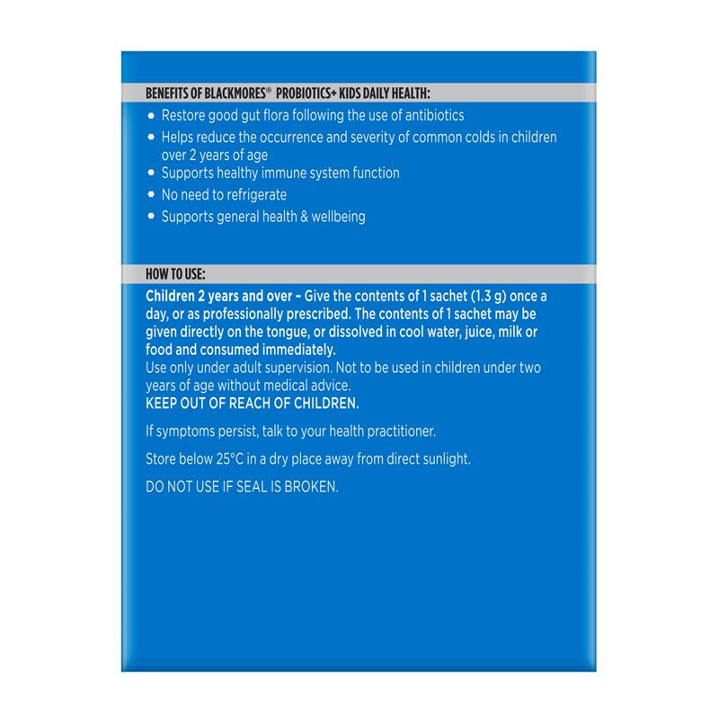 Load image into Gallery viewer, Blackmores Probiotics+ Kids Daily Health Powder 30 Sachets
