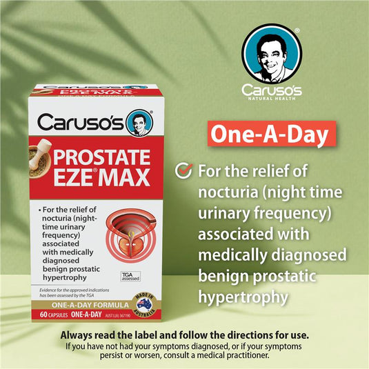 Carusos Prostate Eze Max 60 Capsules