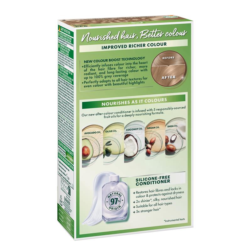 Load image into Gallery viewer, Garnier Nutrisse Pearly Blondes 8.13 Medium Ash Beige Blonde
