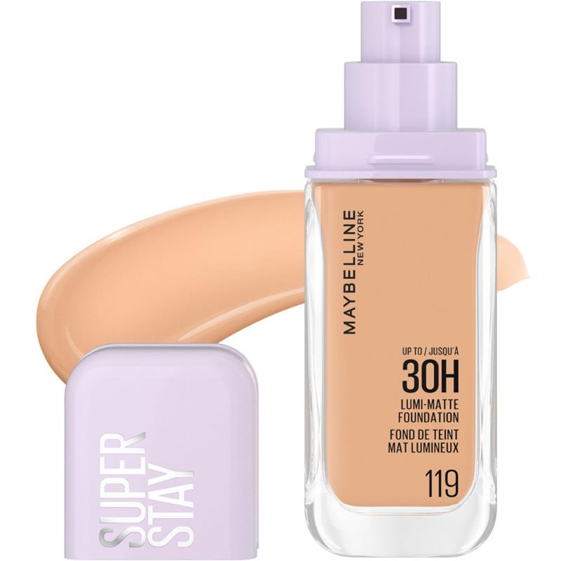 Load image into Gallery viewer, Maybelline Superstay Lumi Matte Foundation 119
