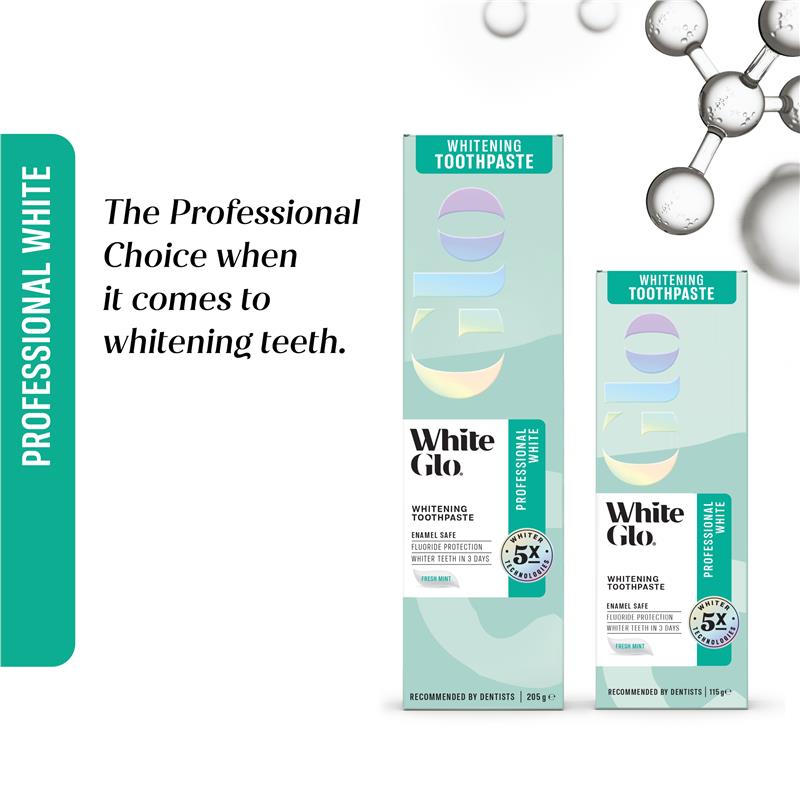 Load image into Gallery viewer, White Glo Professional White Toothpaste 115g
