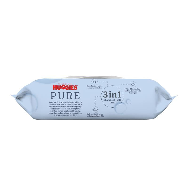 Load image into Gallery viewer, Huggies 99% Water Refill Wipes 72 Pack
