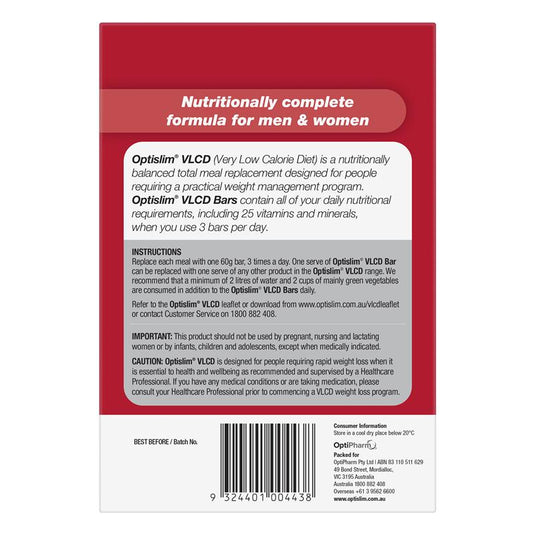 OptiSlim VLCD Bar Choc Berry Crunch 5