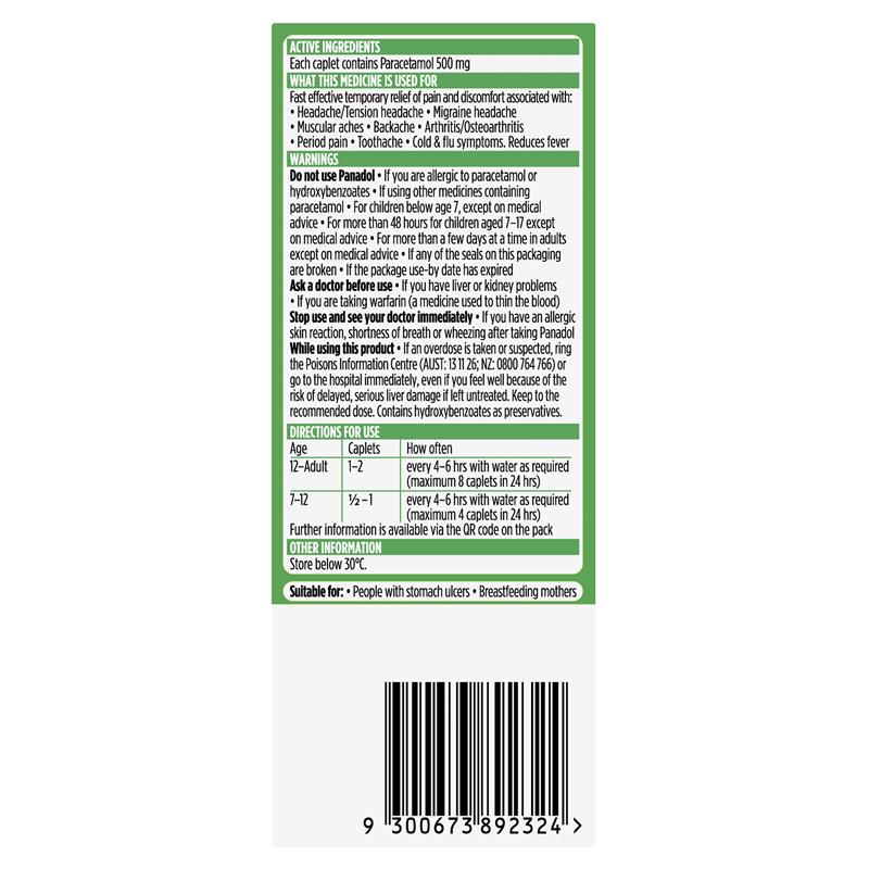 Load image into Gallery viewer, Panadol Optizorb Paracetamol Pain Relief 16 Caplets
