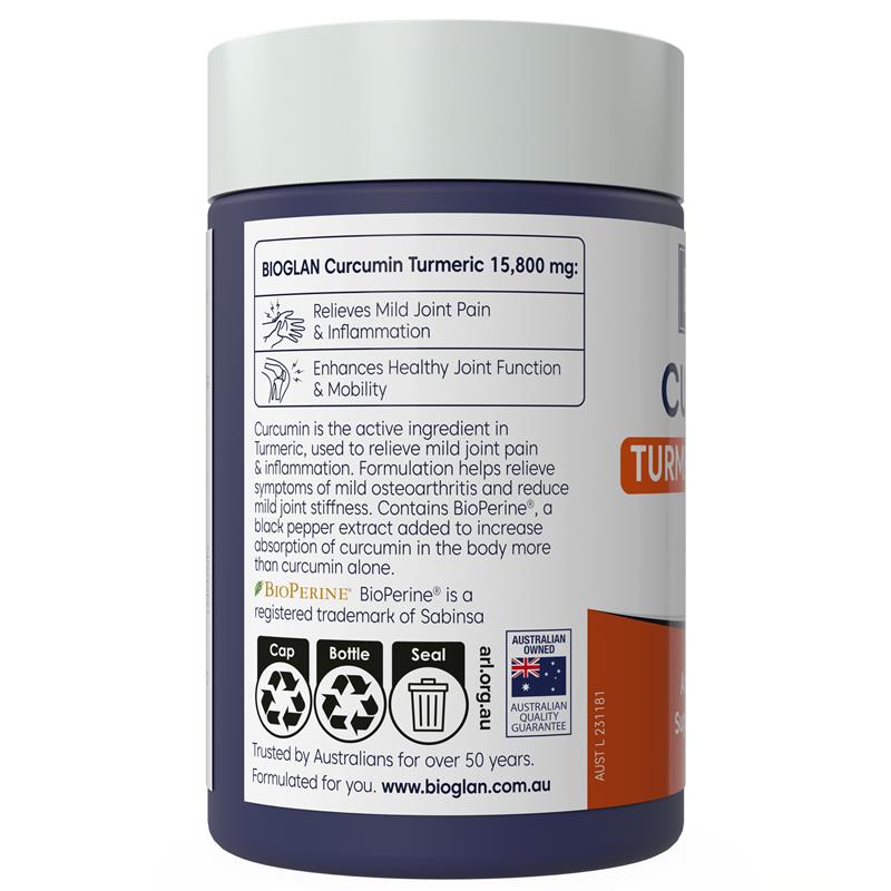 Load image into Gallery viewer, Bioglan Curcumin 60 Tablets
