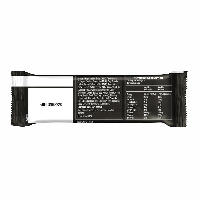 Load image into Gallery viewer, Musashi High Protein Bar Peanut Butter 90g
