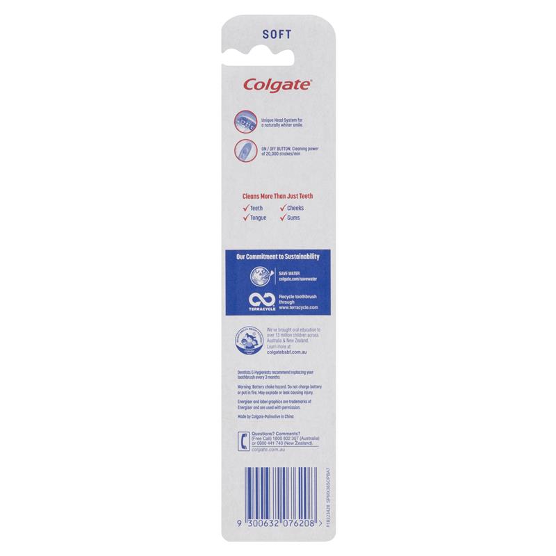 Load image into Gallery viewer, Colgate 360 Optic White Powered Toothbrush Soft with vibrating &amp; polishing bristles
