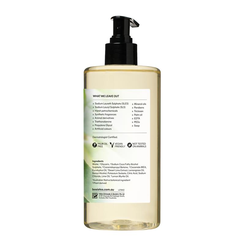 Load image into Gallery viewer, Bosisto's Desert Lime &amp; Eucalyptus Hand Wash 500mL
