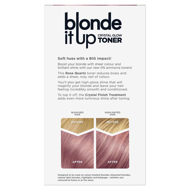 Load image into Gallery viewer, Clairol Blonde It Up Crystal Glow Semi Permanent Toner Rose Quartz

