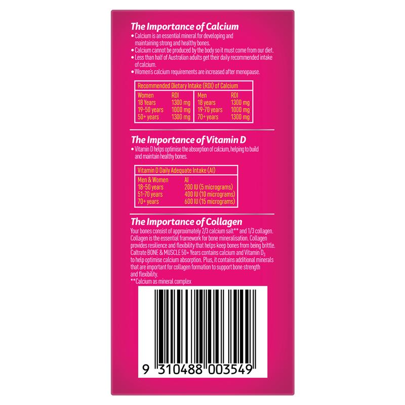 Load image into Gallery viewer, Caltrate Bone &amp; Muscle 50+ 60 Tablets
