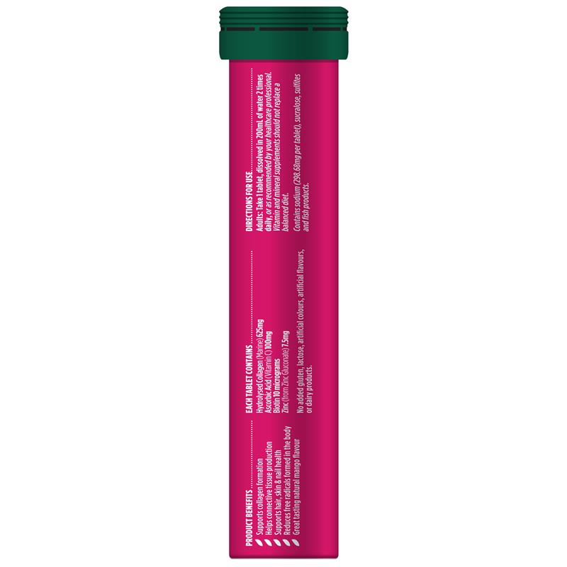 Load image into Gallery viewer, Nature's Own Collagen + Skin Support Effervescent 20 Tablets
