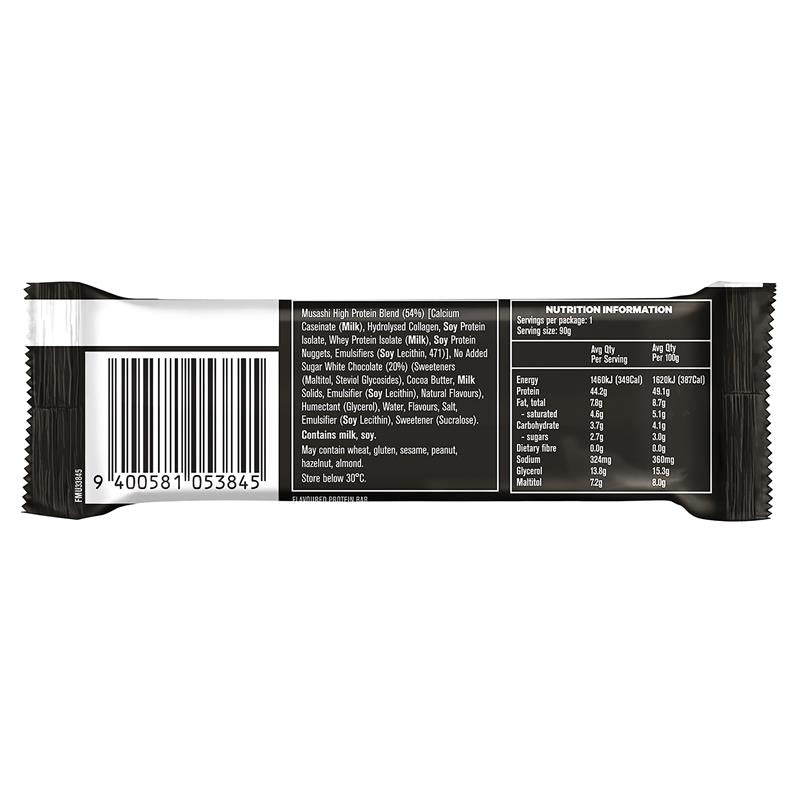Load image into Gallery viewer, Musashi High Protein Bar White Choc Lemon Cheesecake 90g
