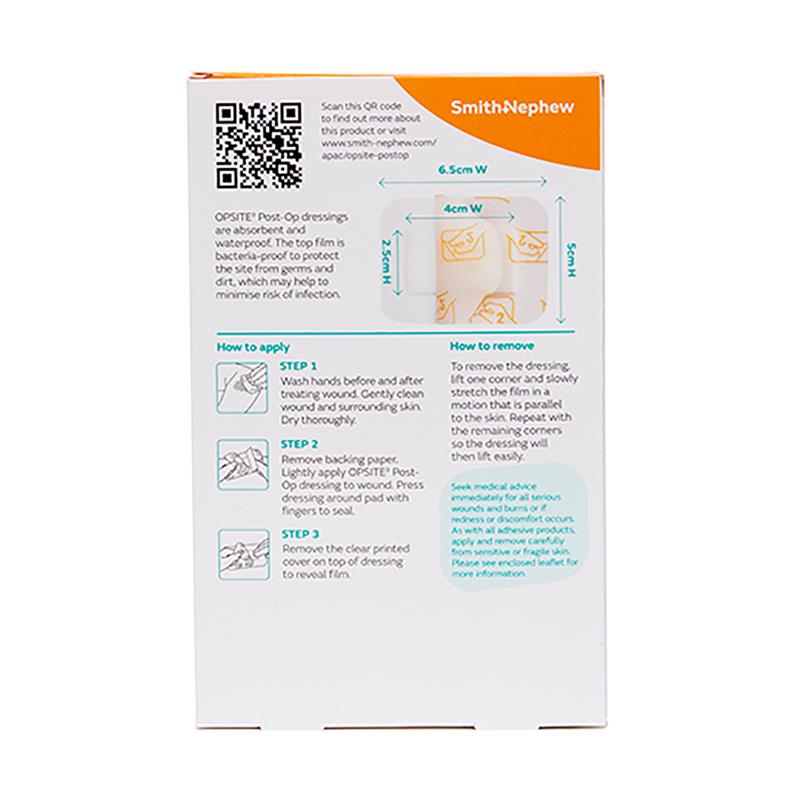 Load image into Gallery viewer, Opsite Post-Op 6.5cm x 5cm 5 Pack
