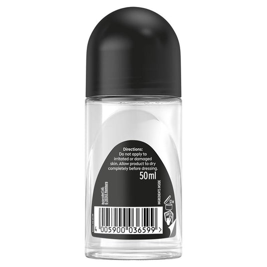 NIVEA MEN Black & White Invisible Roll On Deodorant 72H Protection 50ml