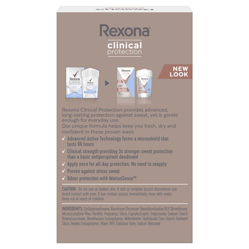 Load image into Gallery viewer, Rexona Women Clinical Protection Antiperspirant Cream Stick Shower Clean 45ml
