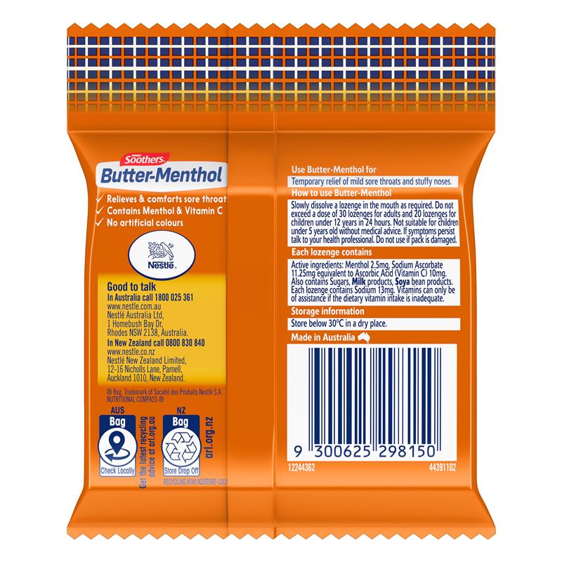 Load image into Gallery viewer, Allens Buttermenthol 3x10 Lozenge Multipack
