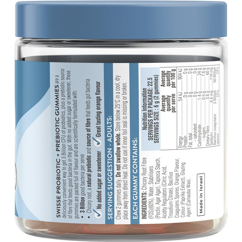 Load image into Gallery viewer, Swisse Adults Probiotic &amp; Prebiotic Gummies 45 Pack
