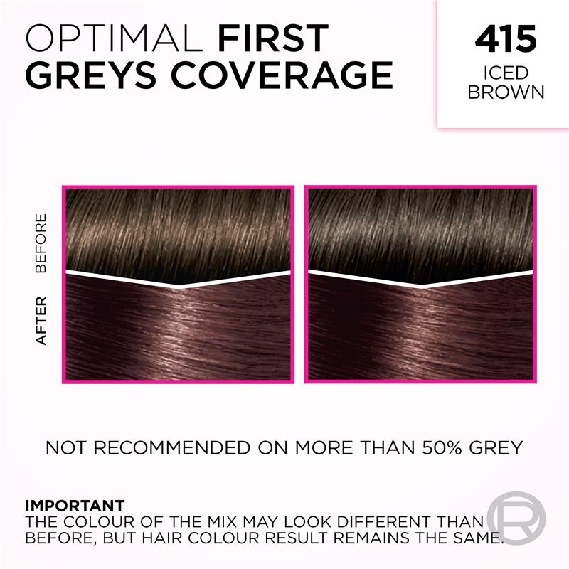 Load image into Gallery viewer, L'Oreal Paris Casting Creme Gloss Semi-Permanent Hair Colour - 415 Iced Brown
