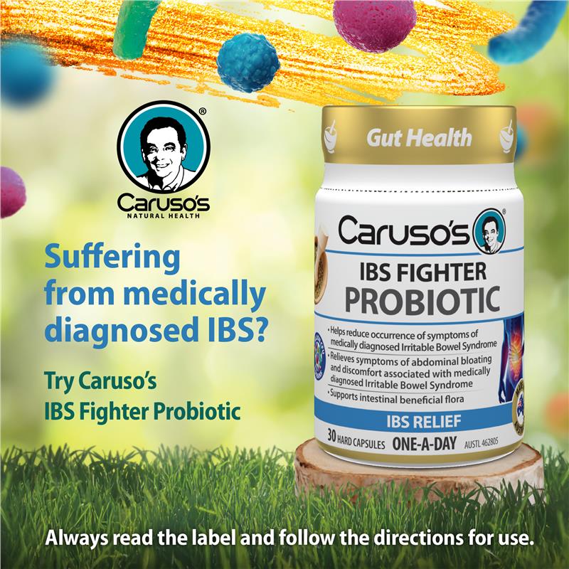 Load image into Gallery viewer, Carusos Probiotic - IBS Fighter 30 Capsules
