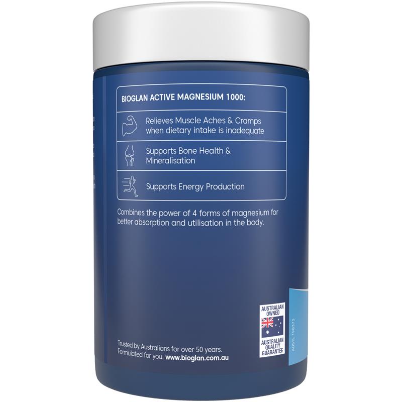 Load image into Gallery viewer, Bioglan Active Magnesium 250 Tablets Exclusive Size
