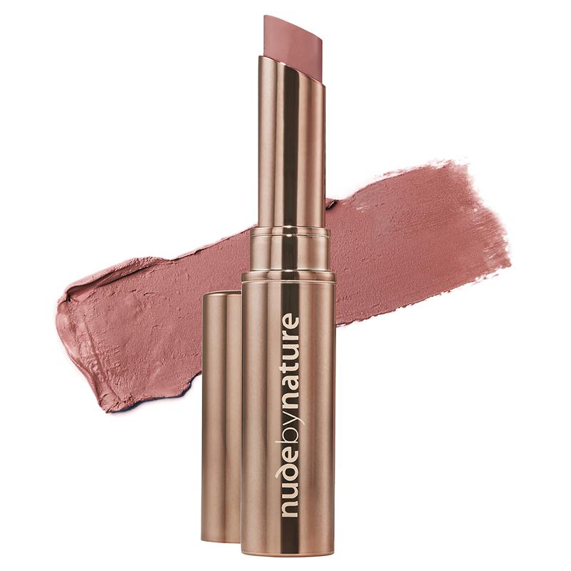 Load image into Gallery viewer, Nude by Nature Creamy Matte Lipstick 01 Blush Nude
