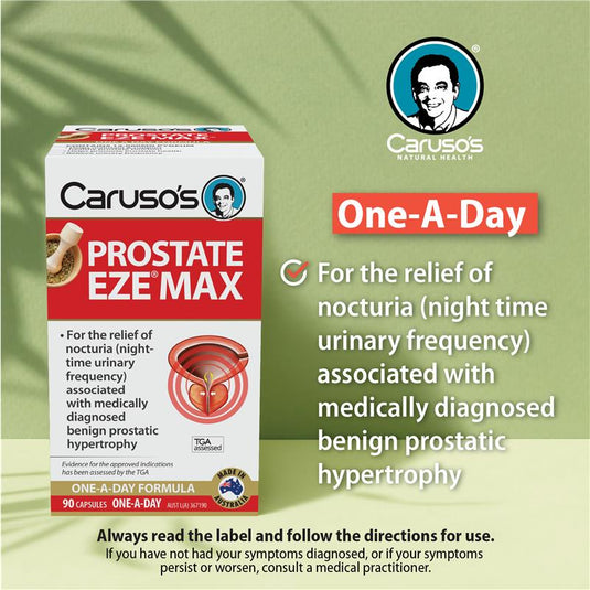 Carusos Prostate Eze Max 90 Capsules