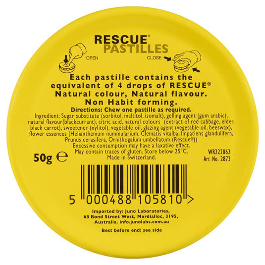 Rescue Remedy Pastilles Blackcurrant 50g