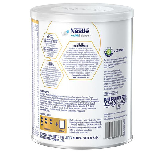 Sustagen Optimum Nutritional Supplement Powder with Probiotics 800g