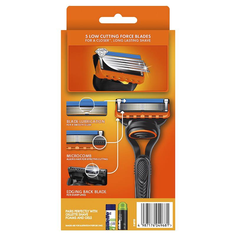 Load image into Gallery viewer, Gillette Fusion Manual Razor + 4 Blade Refills Starter Kit
