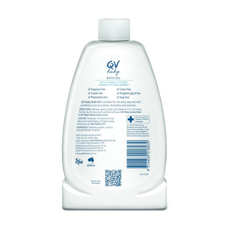 Load image into Gallery viewer, QV Baby Bath Oil 500Ml Shower &amp; Bath Oil
