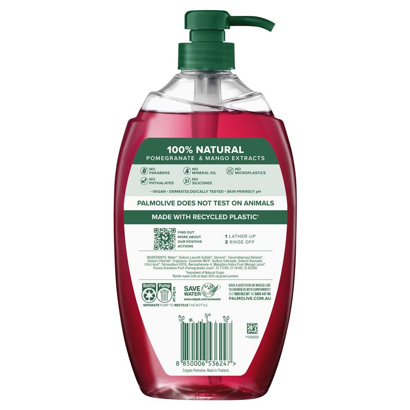 Load image into Gallery viewer, Palmolive Naturals Body Wash Pomegranate &amp; Mango 1L
