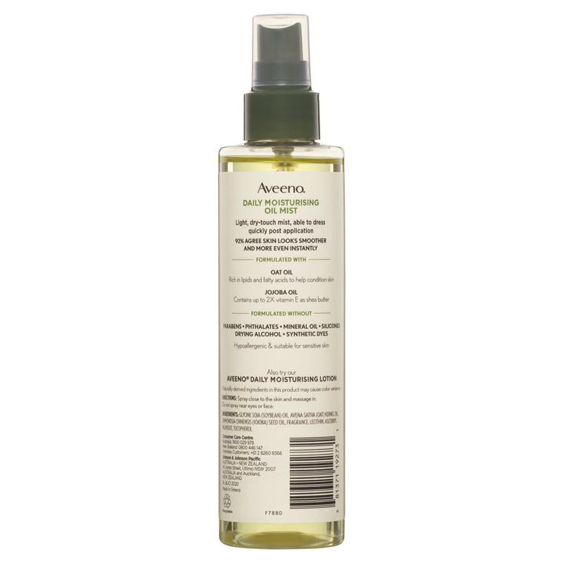 Load image into Gallery viewer, Aveeno Daily Moisturising Vitamin E Body Oil Mist Spray 200ml
