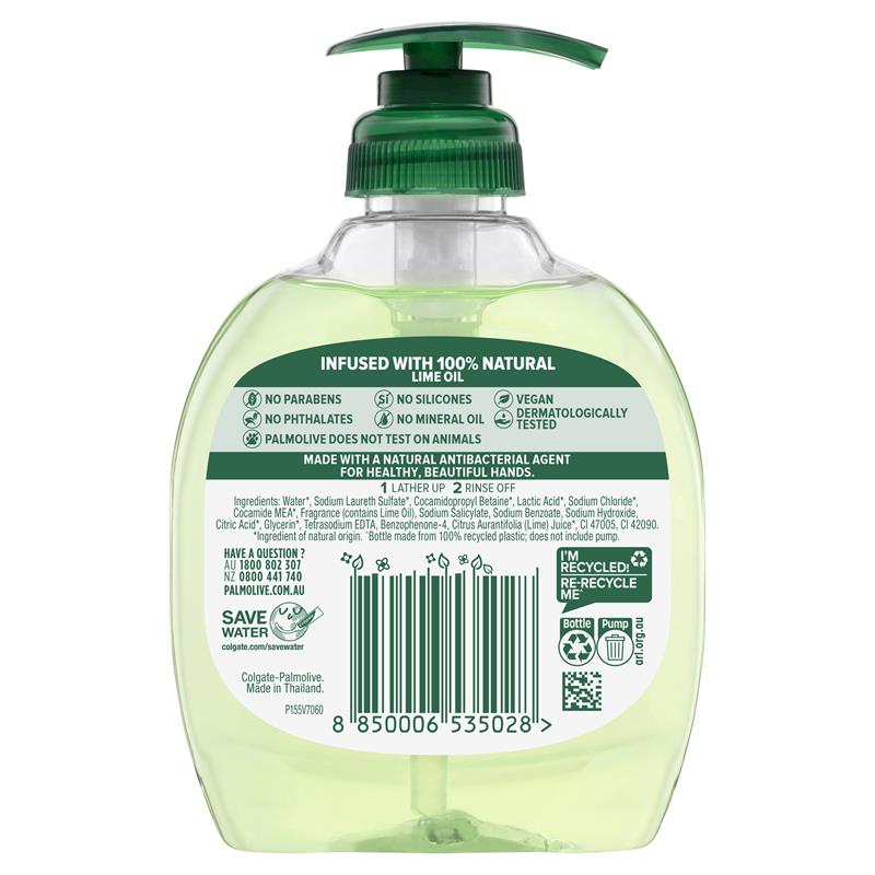 Load image into Gallery viewer, Palmolive Antibacterial Softwash Hand Wash Odour Eliminating Lime 250ml
