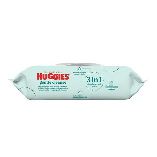 Huggies Baby Wipes Unscented 80 Refill