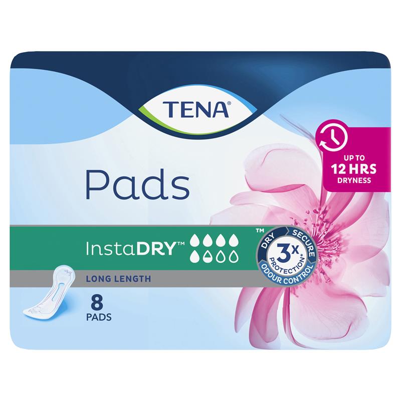 Load image into Gallery viewer, TENA Pads InstaDry 8 Pack
