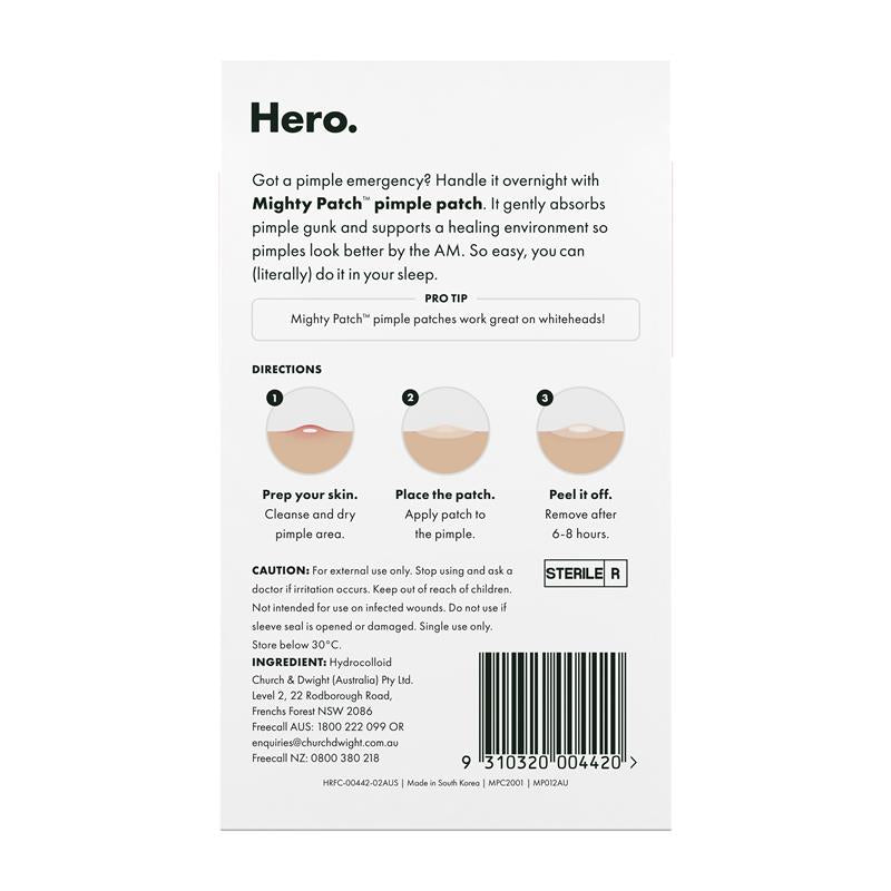 Load image into Gallery viewer, Hero Mighty Patch Original Hydrocolloid Pimple Patches 24 pack
