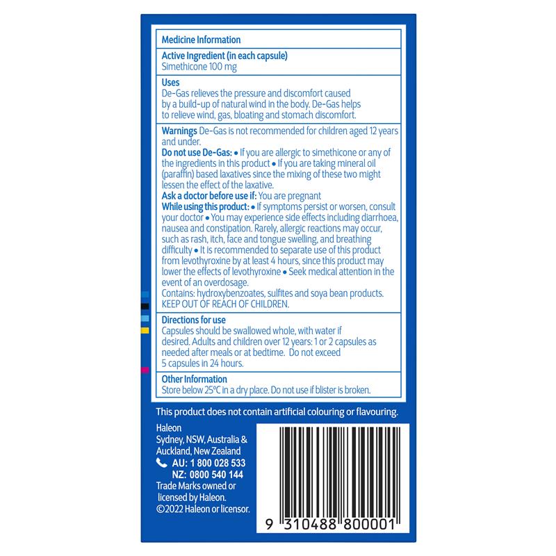 Load image into Gallery viewer, De Gas 24 Capsules
