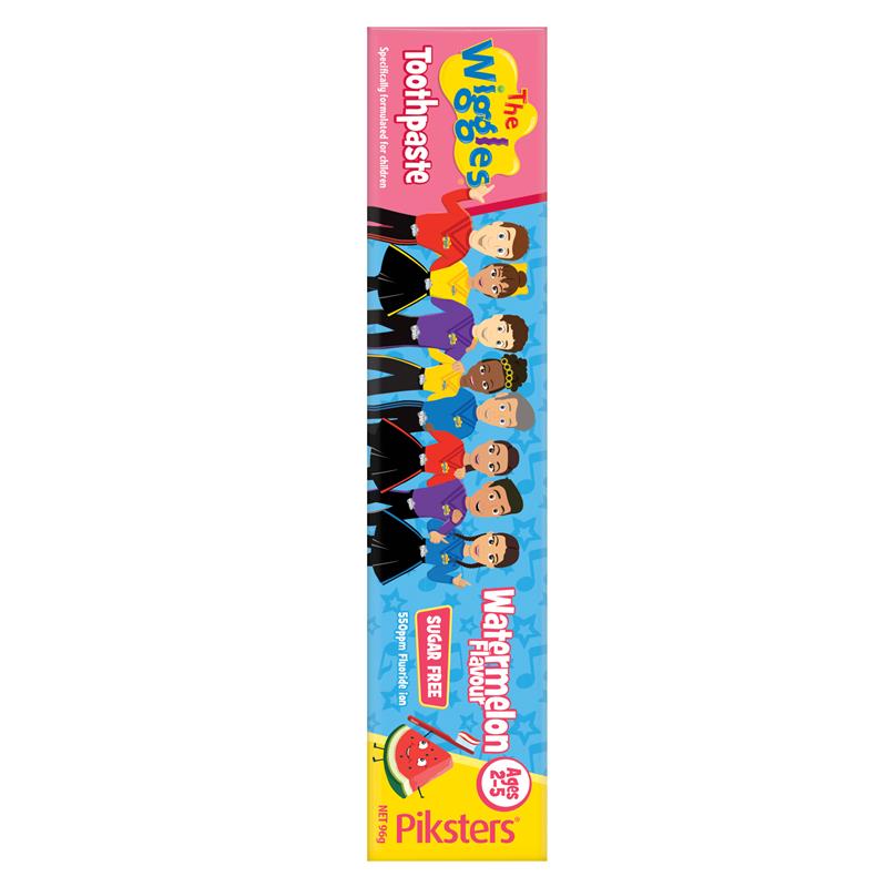 Load image into Gallery viewer, Piksters The Wiggles Toothpaste Sugar Free Watermelon Ages 2-5 96g
