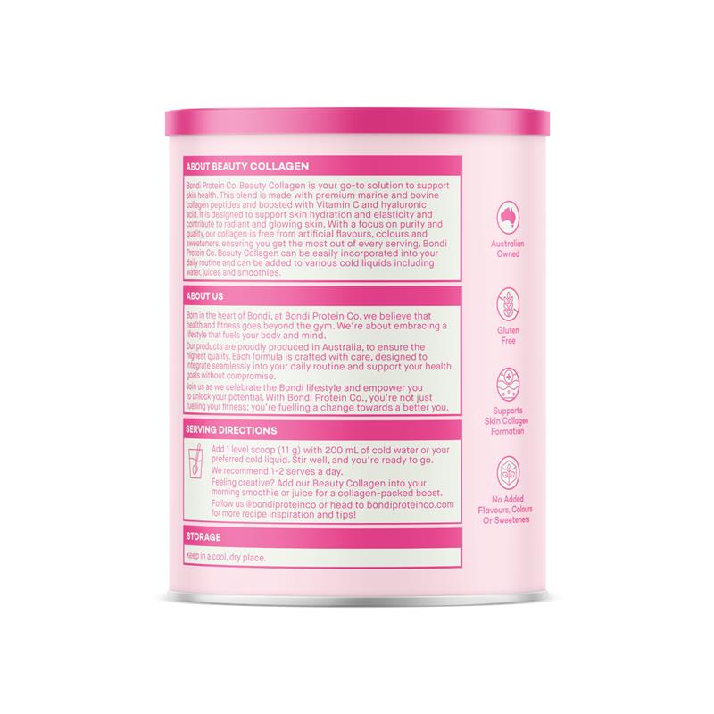 Load image into Gallery viewer, Bondi Protein Co. Beauty Collagen Unflavoured 210g
