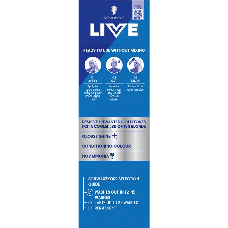 Load image into Gallery viewer, Schwarzkopf LIVE Colour Silver Toner Semi Permanent 75ml
