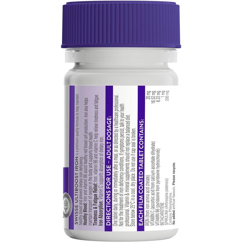 Load image into Gallery viewer, Swisse Ultiboost Iron 30 Tablets
