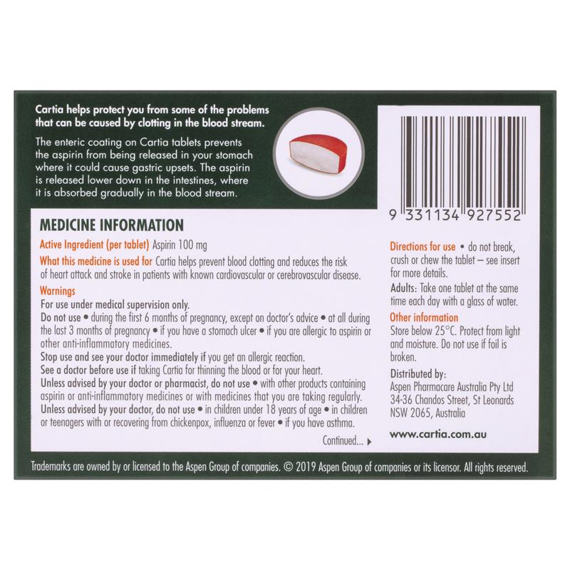 Load image into Gallery viewer, Cartia 100mg Tablets 28
