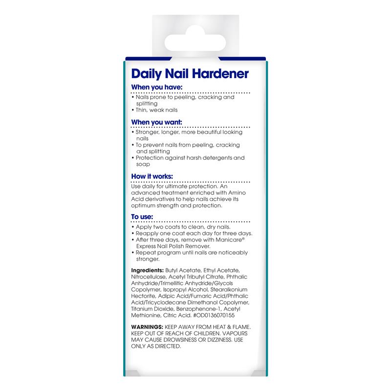 Load image into Gallery viewer, Manicare Salon Strength Nail Treatment Daily Nail Hardener 12ml
