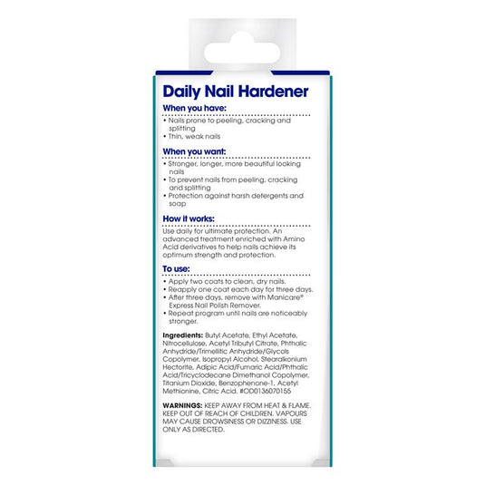 Manicare Salon Strength Nail Treatment Daily Nail Hardener 12ml